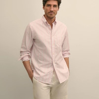 Brooks Brothers 男士 Oxford Stripe 衬衫