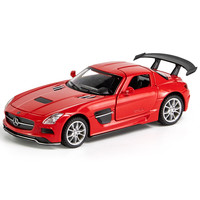 烽索 C32653 奔驰AMG SLS 汽车模型+展示底座
