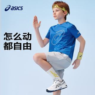 ASICS亚瑟士 吸湿速干弹力 黑色 150 童装短袖T恤