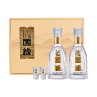 今世缘 国缘淡雅 42度 500ml×2瓶礼盒装