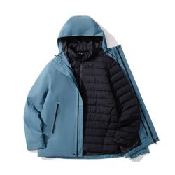 Jack Wolfskin 德国狼爪ARCADEN情侣鹅绒三合一冲锋衣A65705