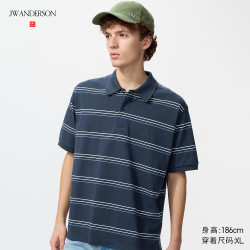 优衣库 快干POLO衫 藏青色 XL