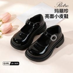 贝贝怡 春秋新款女童童鞋舒适平底稳步鞋休闲公主鞋