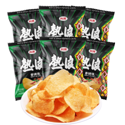 四洲 热浪薯片 540g 90g*6包 香辣味