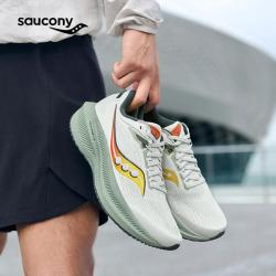 saucony 胜利21代情侣款旗舰级专业跑步运动舒适缓震减震跑步鞋