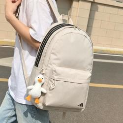adidas 运动双肩包男女包26秋季新款休闲简约户外旅行背包学生书包