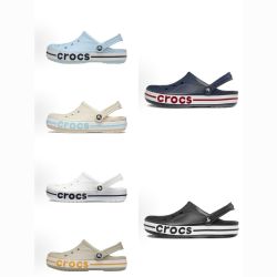 crocs 贝雅卡骆班字母洞洞鞋 205089