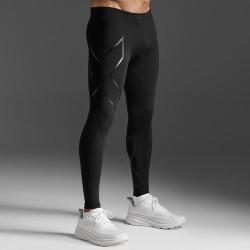 2XU Core系列压缩长裤健身裤男训练运动紧身长裤透气中度压缩