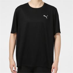 PUMA 慢跑系列Fav 男款logo圆领短袖运动T恤