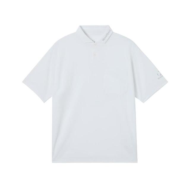 迪桑特 MoveSport 防晒迷你鹿皮绒 Polo 衫 男士 吸汗速干 伸缩