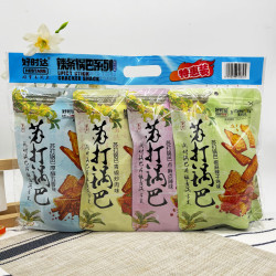 好时达 苏打锅巴 混合口味72g*4包/袋 休闲零食 粗粮锅巴大礼包