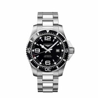 LONGINES 康卡斯系列 男士自动机械表 L3.841.4.56.6 44mm
