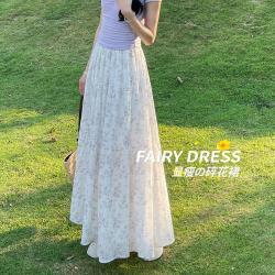 SUMMER.CYPRESS 韩系小清新碎花裙女2026夏季薄款百搭显瘦减龄气质温柔半身裙