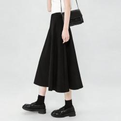 ICE 赫本风半身裙2026夏季款休闲百搭女裙中长款裙子复古A字半裙