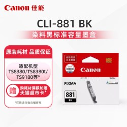 佳能 打印旗舰店原装墨盒PGI-880 C/M/Y/BK/CLI-881 PGBK(适用TS6380/TS8380/TS8380t/TS9580/TS8180/TS6180）