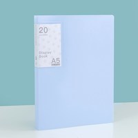 a5文件夹插页多层资料册小号透明办公用票据夹财务票据收纳夹32k孕检报告单检查单收纳册小a5儿童奖状画册