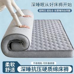 安睡宝 牛奶丝床垫遮盖物家用可折叠褥子学生宿舍单人寝室上下铺榻榻米垫