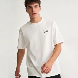 Gap 男女装2026春季款logo印花宽松圆领短袖T恤休闲上衣854722