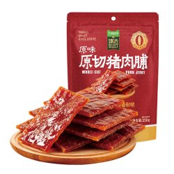 自然派 原切猪肉脯 靖江特产 高蛋白 休闲零食