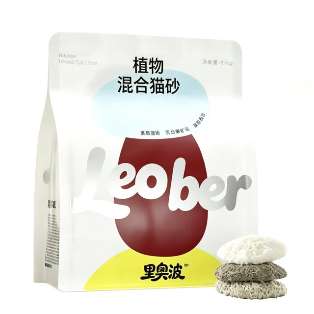 许翠花 植物木薯豆腐矿砂三合一混合猫砂 2.4kg