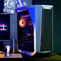 雷神 黑武士·Shark高端游戏电竞台式电脑主机(U9-285K 64G D5 RTX5090DV2 2T 水冷)