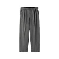 無印良品 MUJI 男式丝光斜纹抽褶宽版休闲裤