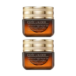 雅诗兰黛 第五代小棕瓶抗蓝光眼霜15ml*2瓶  Advanced Night Repair Overnight Treatment