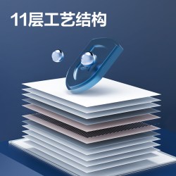 得力 磁吸支架白板双面写字板家用办公可擦写带轮移动立式教学会议