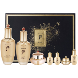 后 套装盒套装护肤化妆品保湿 面部护肤套装礼盒 天率丹水乳面霜七件套装(高保湿)
