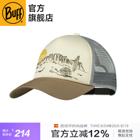 BUFF 夏季户外防晒遮阳帽男女棒球帽防紫外线平沿帽骑行跑步运动登山 时尚卡车帽 133556.555