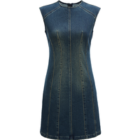 VERO MODA 无袖收腰A摆圆领连衣裙
