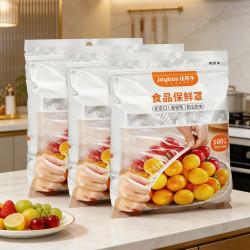 佳帮手 一次性保鮮膜套保鮮罩食品级保鮮袋家用剩菜套碗盘碟罩袋装400只