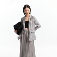 VERO MODA 外套女夏宽松版光泽感面料西装时尚通勤高级感专柜同款