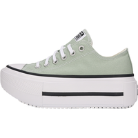 CONVERSE匡威 Double Stack厚底低帮帆布鞋