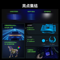 CREALITY 3D扫描仪Raptor Pro 22线交叉激光 7线平行激光 0.02mm高精度扫描大小物