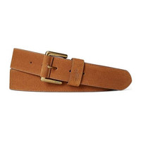 RALPH LAUREN Roller-Buckle Suede Belt