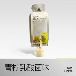 光合星球 钙铁锌健康果汁吸吸冻 青柠乳酸菌味 56g/袋