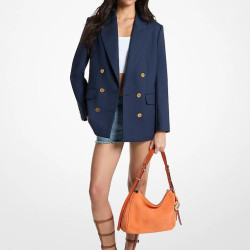 MICHAEL KORS 女士小西装 Oversized Crepe Blazer
