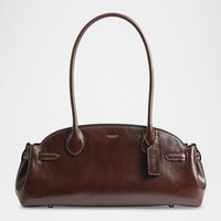 COACH Empire系列34号釉面皮革单肩包