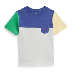 RALPH LAUREN 男童撞色棉质T恤 2-7岁