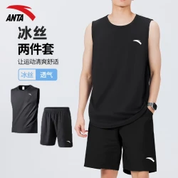 安踏 综合训练男款速干套装CL-JY-JY952537302-009-2-6-1