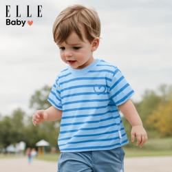 ELLE BABY 爆款*氨纶棉 柔软透气凉感吸汗T恤（2件）