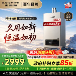 A.O.SMITH JSQ31-EC3 精钢内胆 16L 天然气 燃气热水器
