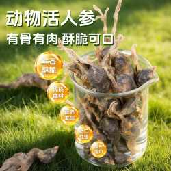 冻干鹌鹑小成幼猫咪狗狗零食磨牙爱吃营养品有骨有肉宠物粮人参果