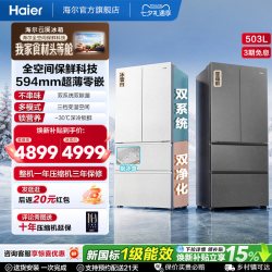 海尔 云溪系列 WGHFD1CU1 风冷法式多门冰箱