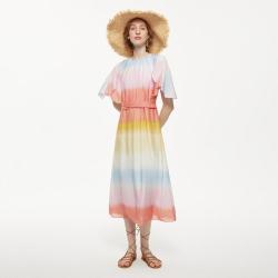 宝姿 PURE宝姿女装丁达尔欧若多巴胺夏季度假连衣裙