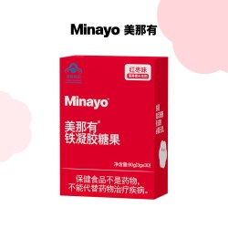 minayo 美那有铁凝胶糖果 90g(3g*30) 软糖