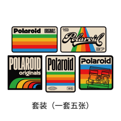 SkinAT 适用于笔记本小贴纸 摩托车贴 Polaroid装饰贴 吉他贴 创意logo贴 程序员贴冰箱贴 果粉旅行箱贴膜