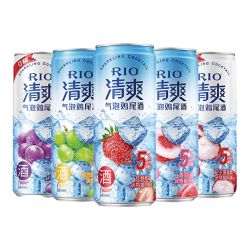 锐澳 清爽气泡鸡尾酒 330mL*5罐+赠1罐