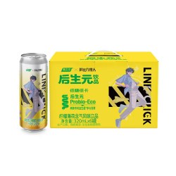 优乐多 Yakult 优乐多 柠檬薄荷含气风味饮品 320ml*6罐
